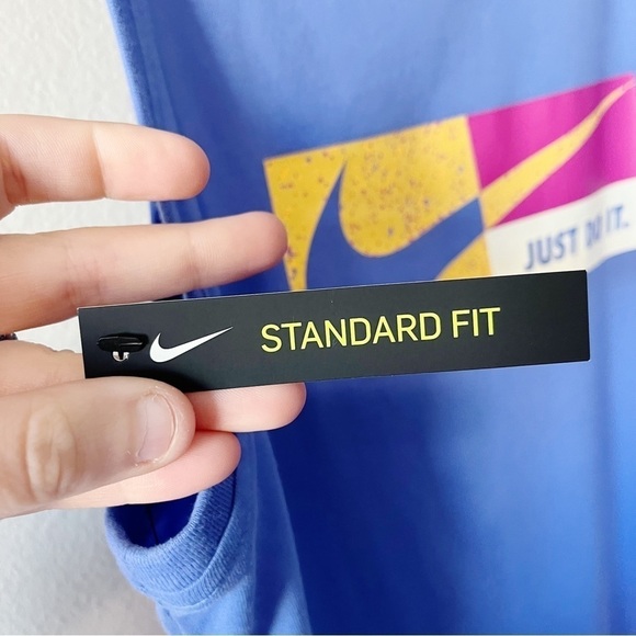 Nike NWT Training Icon Clash Logo Athletic Tank Purple Size Small - Picture 10 of 12